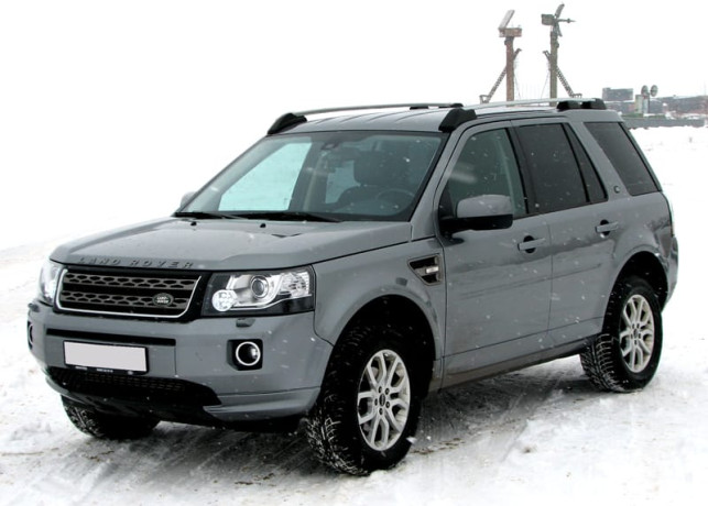 Рейлинги Land Rover Freelander (2006-2014 г.в.) Серый купить недорого с доставкой в Тобольск