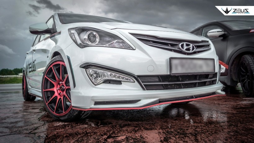 Аэродинамический обвес "ZEUS" Hyundai Solaris 2015-н.в. Рестайлинг купить недорого с доставкой в Тобольск