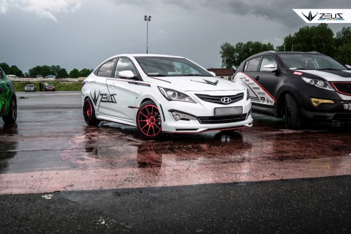 Аэродинамический обвес "ZEUS" Hyundai Solaris 2015-н.в. Рестайлинг купить недорого с доставкой в Тобольск