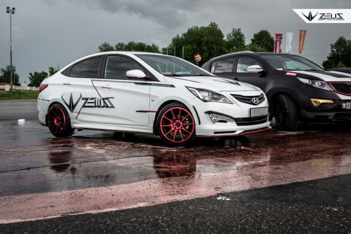 Аэродинамический обвес "ZEUS" Hyundai Solaris 2015-н.в. Рестайлинг купить недорого с доставкой в Тобольск