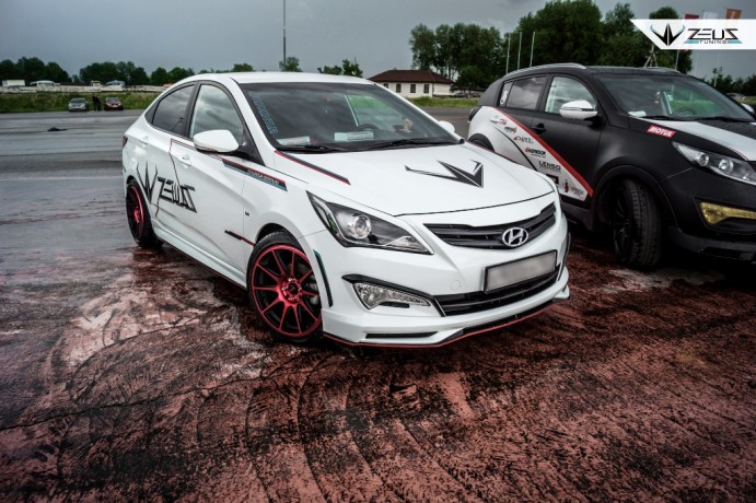 Аэродинамический обвес "ZEUS" Hyundai Solaris 2015-н.в. Рестайлинг купить недорого с доставкой в Тобольск