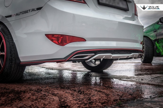 Аэродинамический обвес "ZEUS" Hyundai Solaris 2015-н.в. Рестайлинг купить недорого с доставкой в Тобольск