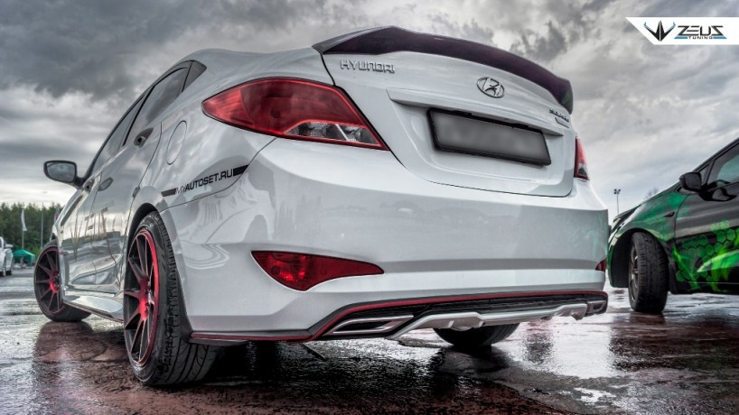 Аэродинамический обвес "ZEUS" Hyundai Solaris 2015-н.в. Рестайлинг купить недорого с доставкой в Тобольск