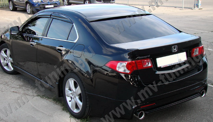 Козырек на заднее стекло var №2 широкий для Honda Accord VIII (2008-2013) купить недорого с доставкой в Тобольск