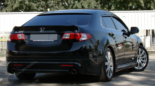 Козырек на заднее стекло var №2 широкий для Honda Accord VIII (2008-2013) купить недорого с доставкой в Тобольск