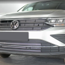 Защита радиатора "Standart" Volkswagen Tiguan II рестайлинг (2020-н.в.) верх, хром купить недорого с доставкой в Тобольск