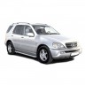 Защита порогов с алюминиевым листом (d63,5) для Mercedes-Benz ML 320/350 (2001-2005)(Окрашенное) купить недорого с доставкой в Тобольск