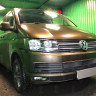 Защита радиатора "Standart" Volkswagen T6 Transporter, Multivan,Caravelle (2015-2020) низ, чёрная купить недорого с доставкой в Тобольск