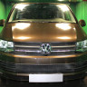 Защита радиатора "Standart" Volkswagen T6 Transporter, Multivan,Caravelle (2015-2020) низ, чёрная купить недорого с доставкой в Тобольск