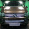 Защита радиатора "Standart" Volkswagen T6 Transporter, Multivan,Caravelle (2015-2020) низ, хром купить недорого с доставкой в Тобольск