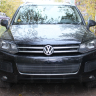 Защита радиатора "Standart" Volkswagen Touareg II (2010-2014) боковая, чёрная купить недорого с доставкой в Тобольск