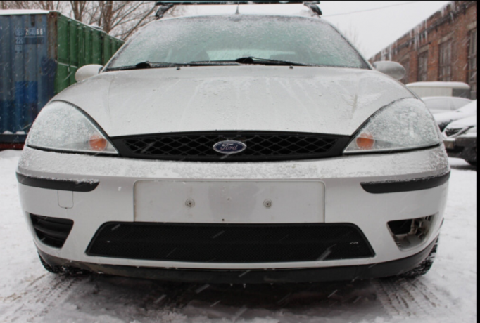 Защита радиатора "Standart" Ford Focus I рестайлинг (2001-2005) чёрная купить недорого с доставкой в Тобольск
