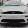 Защита радиатора "Standart" Ford Focus I рестайлинг (2001-2005) чёрная купить недорого с доставкой в Тобольск