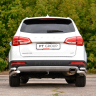 Защита заднего бампера двойная угловая d63/51мм (НПС) HAVAL H6 (2014-н.в.) купить недорого с доставкой в Тобольск