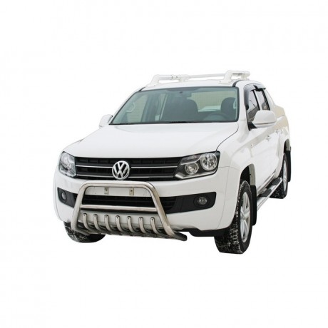 Кенгурин с дополнительной защитой двигателя (d63.5) для Volkswagen Amarok (2010-2016)(Окрашенное) купить недорого с доставкой в Тобольск