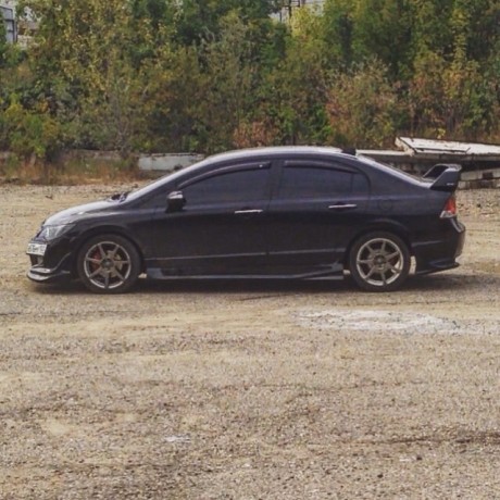 Накладки на пороги "Bomex" Honda Civic 4D купить недорого с доставкой в Тобольск