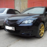 Решетка радиатора "Сетка" для Mazda 3, хэтчбэк (2003-2009) купить недорого с доставкой в Тобольск