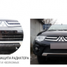 Защита радиатора "Standart" Ford Focus III рестайлинг (2014-2019) под датчик ACS+ASLD, чёрная купить недорого с доставкой в Тобольск