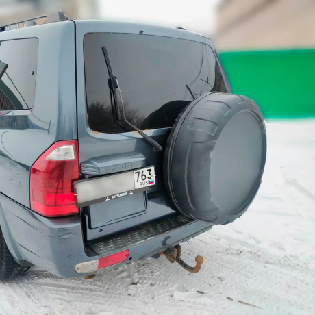 Колпак запасного колеса (Абс шагрень, закрытый) для Mitsubishi Pajero 3 купить недорого с доставкой в Тобольск