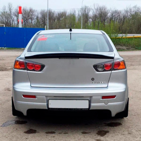 Лип спойлер "Утиный хвост" Mitsubishi Lancer 10 (2007-2016 г.в.) купить недорого с доставкой в Тобольск
