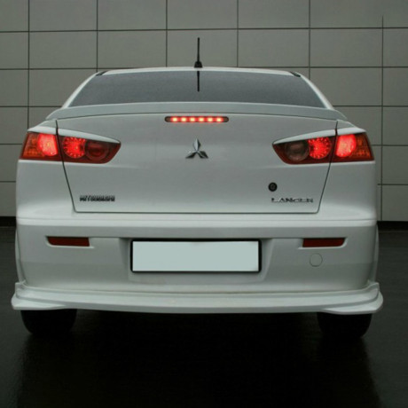Накладки задних фонарей "GT" для Mitsubishi Lancer X купить недорого с доставкой в Тобольск