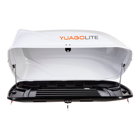 Автобокс YUAGO Lite (тиснение), белый, 250л купить недорого с доставкой в Тобольск