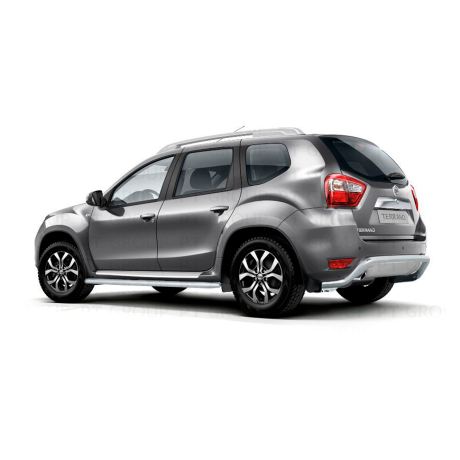 Защита порогов с алюм. площадкой d51мм ИСКРА (ППК) RENAULT Duster 2012-2020/ NISSAN Terrano 2014- купить недорого с доставкой в Тобольск