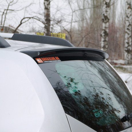 Лип-спойлер "DM-style" (тисненый пластик) для Renault Duster (2010-2021) купить недорого с доставкой в Тобольск