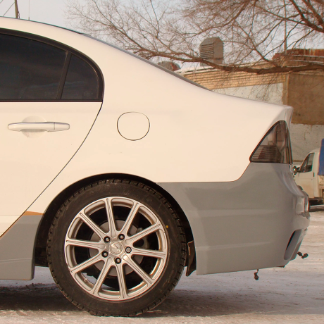 Бампер задний "INGS Extreem" для Honda CIVIC 4D (2006-2012) купить недорого с доставкой в Тобольск