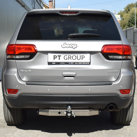 ТСУ /съемный квадрат/ с НЕРЖ накладкой JEEP Grand Cherokee (2013-2022г.в.) купить недорого с доставкой в Тобольск