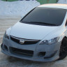 Боковые рассекатели переднего бампера "INGS Extreem" для Honda Civic 4d (2006-2012) купить недорого с доставкой в Тобольск