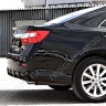 Диффузор заднего бампера var №2 (текстурный пластик) для Toyota Camry XV50 (2012-2014) купить недорого с доставкой в Тобольск