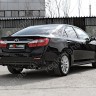 Диффузор заднего бампера var №2 (текстурный пластик) для Toyota Camry XV50 (2012-2014) купить недорого с доставкой в Тобольск