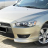 Клыки переднего бампера "Реплика" для Mitsubishi Lancer X купить недорого с доставкой в Тобольск