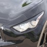 Накладки на фары (реснички) var №1 для Infiniti FX (2nd generation)(2008-2013) купить недорого с доставкой в Тобольск