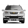 Защита переднего бампера двойная с зубьями d63/63мм Chevrolet Niv@ (2009-2020 г.в.) купить недорого с доставкой в Тобольск