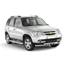 Защита переднего бампера двойная с зубьями d63/63мм Chevrolet Niv@ (2009-2020 г.в.) купить недорого с доставкой в Тобольск
