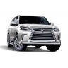 Защита переднего бампера двойная d63/63мм (НПС) LEXUS 450D (2015-н.в.) купить недорого с доставкой в Тобольск