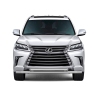 Защита переднего бампера двойная d63/63мм (НПС) LEXUS 450D (2015-н.в.) купить недорого с доставкой в Тобольск