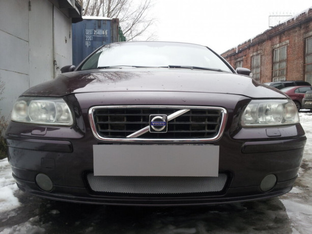 Защита радиатора "Standart" Volvo S60 I рестайлинг (2004-2010) хром купить недорого с доставкой в Тобольск