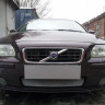 Защита радиатора "Standart" Volvo S60 I рестайлинг (2004-2010) хром купить недорого с доставкой в Тобольск