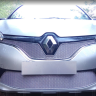 Защита радиатора "PREMIUM" Renault Kaptur (2016-2020) верх, хром купить недорого с доставкой в Тобольск