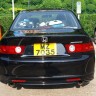 Накладка на задний бампер "Euro-R" Honda Accord/Torneo (Кузова CL7, CL8, CL9) купить недорого с доставкой в Тобольск