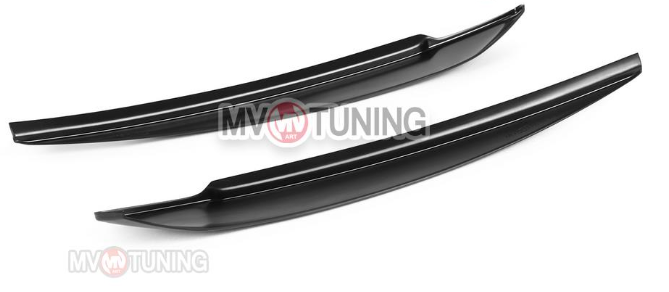 Накладки на фары (реснички) короткие var №1 для Mazda 3 Hatchback (2004-2009) купить недорого с доставкой в Тобольск