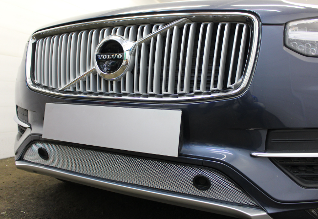 Защита радиатора "Standart" Volvo XC90 (2014-2019) с парткроником , хром купить недорого с доставкой в Тобольск