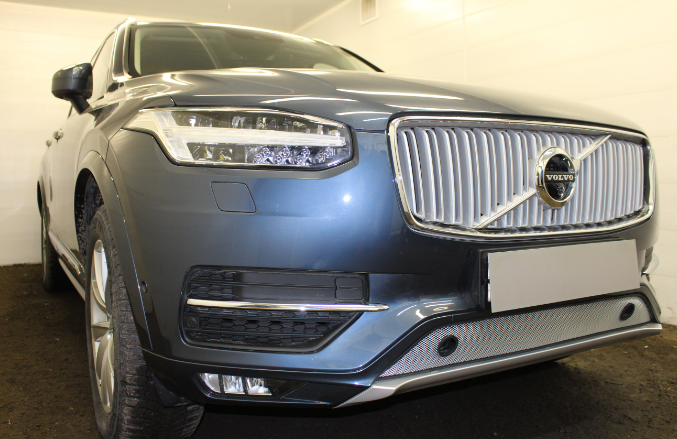 Защита радиатора "Standart" Volvo XC90 (2014-2019) с парткроником , хром купить недорого с доставкой в Тобольск