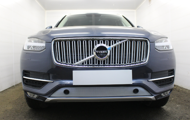 Защита радиатора "Standart" Volvo XC90 (2014-2019) с парткроником , хром купить недорого с доставкой в Тобольск