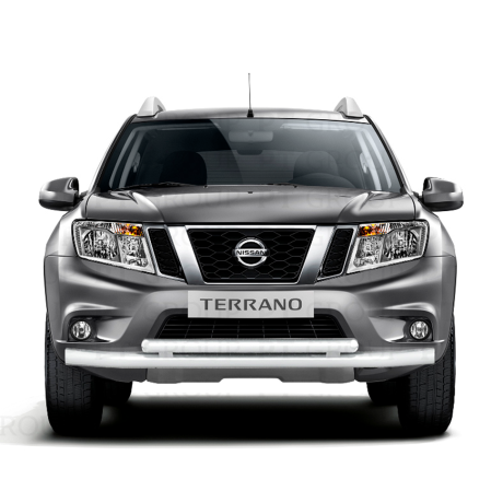 Защита переднего бампера двойная d63/51мм ИСКРА (ППК) RENAULT Duster 2016-/ NISSAN Terrano 2014- купить недорого с доставкой в Тобольск