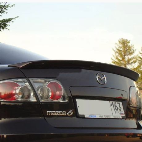 Спойлер (без стоп-сигнала) в стиле "MPS" для Mazda 6 (2004-2008) купить недорого с доставкой в Тобольск