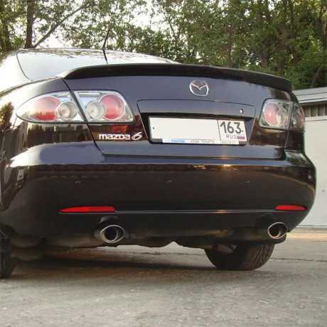 Спойлер (без стоп-сигнала) в стиле "MPS" для Mazda 6 (2004-2008) купить недорого с доставкой в Тобольск
